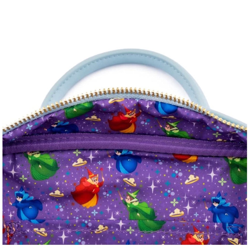 Loungefly Disney Princess Sleeping Beauty Castle Crossbody Bag - Picture 4 of 4